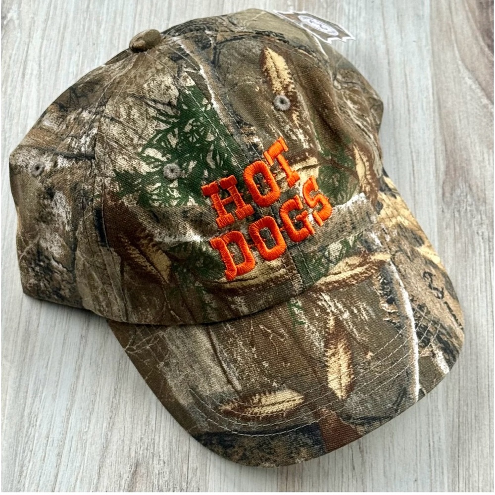 Camouflage Cap with Orange Detail UNISEX